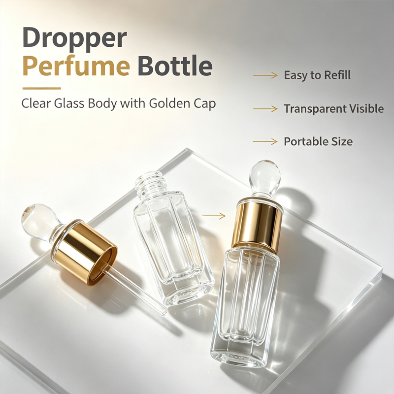 Perfume Fragrance World Qahwa - Флакон-капельница из стекла 12 мл для